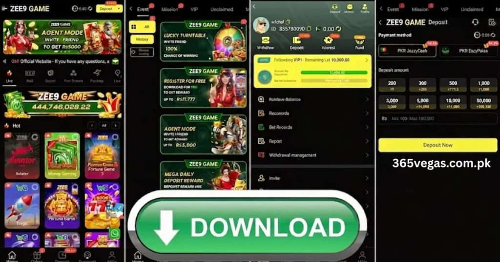Zee 9 game Dshboard