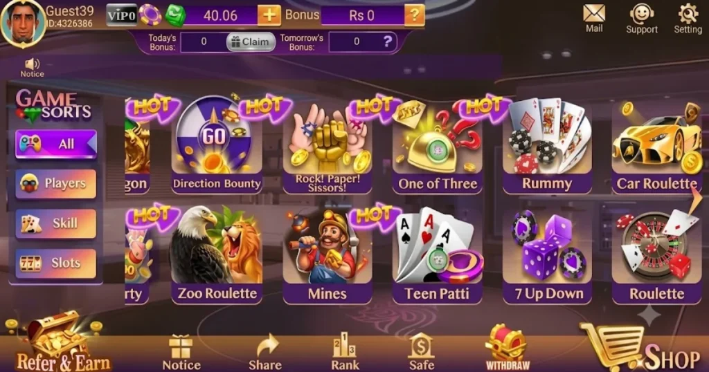 3 Card Fly Dashboard